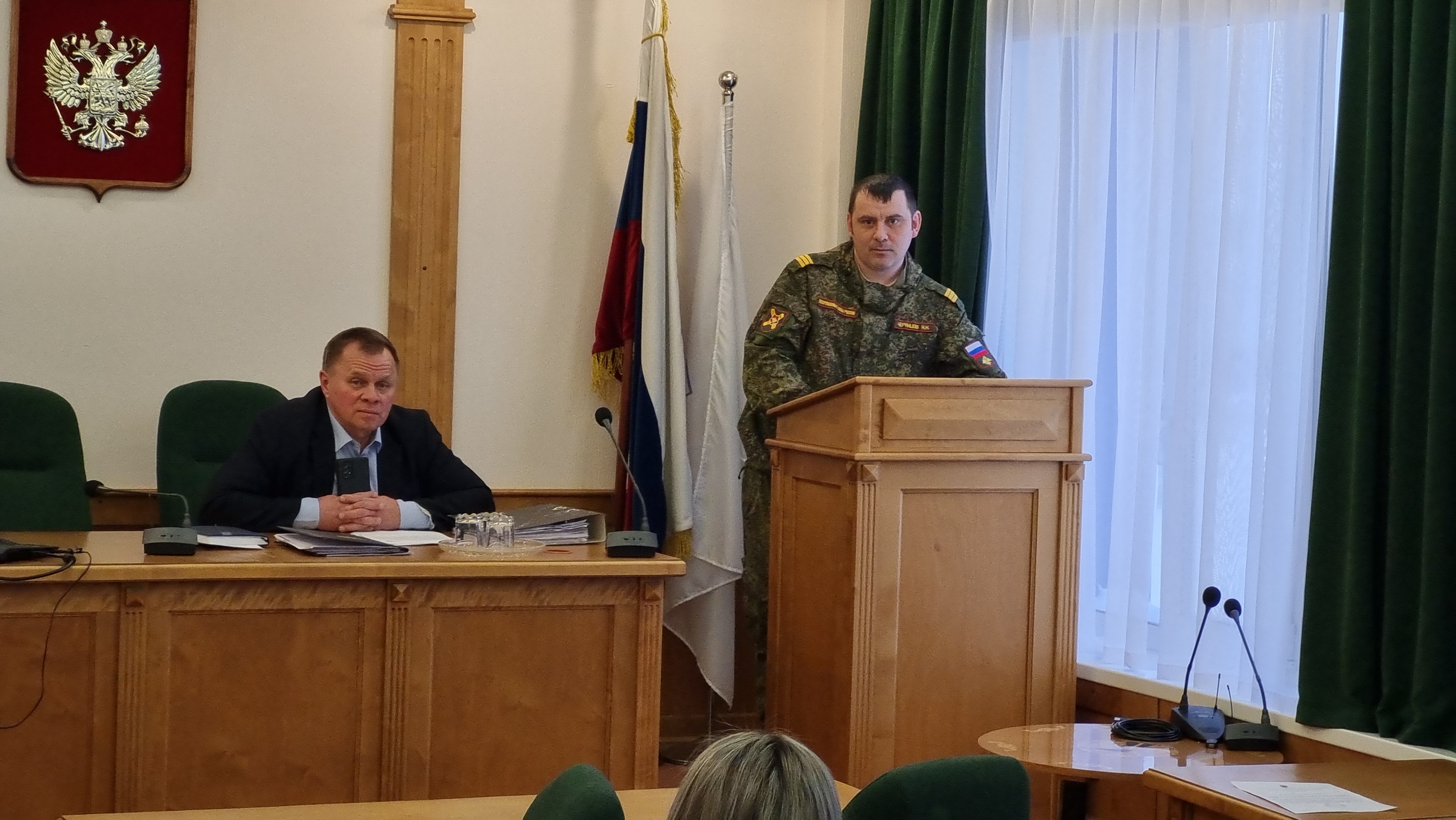 Заседание межведомственной рабочей группы по отбору граждан для выполнения задач специальной военной операции.